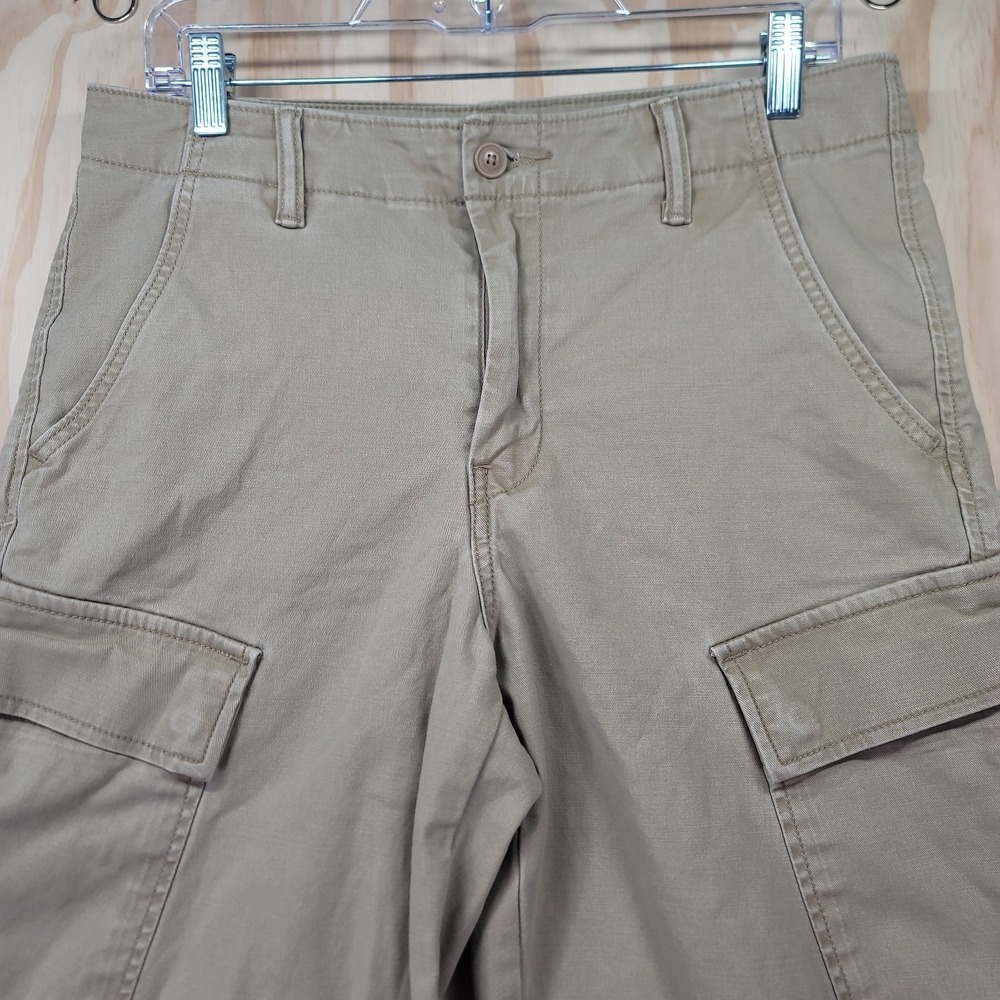 Levis XX Cargo Taper Pants Mens 32x30 Khaki Stretch Utility Military Workwear - Picture 4 of 16